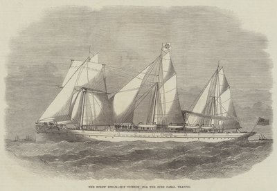La nave a vapore Viceroy per il traffico del Canale di Suez da Edwin Weedon